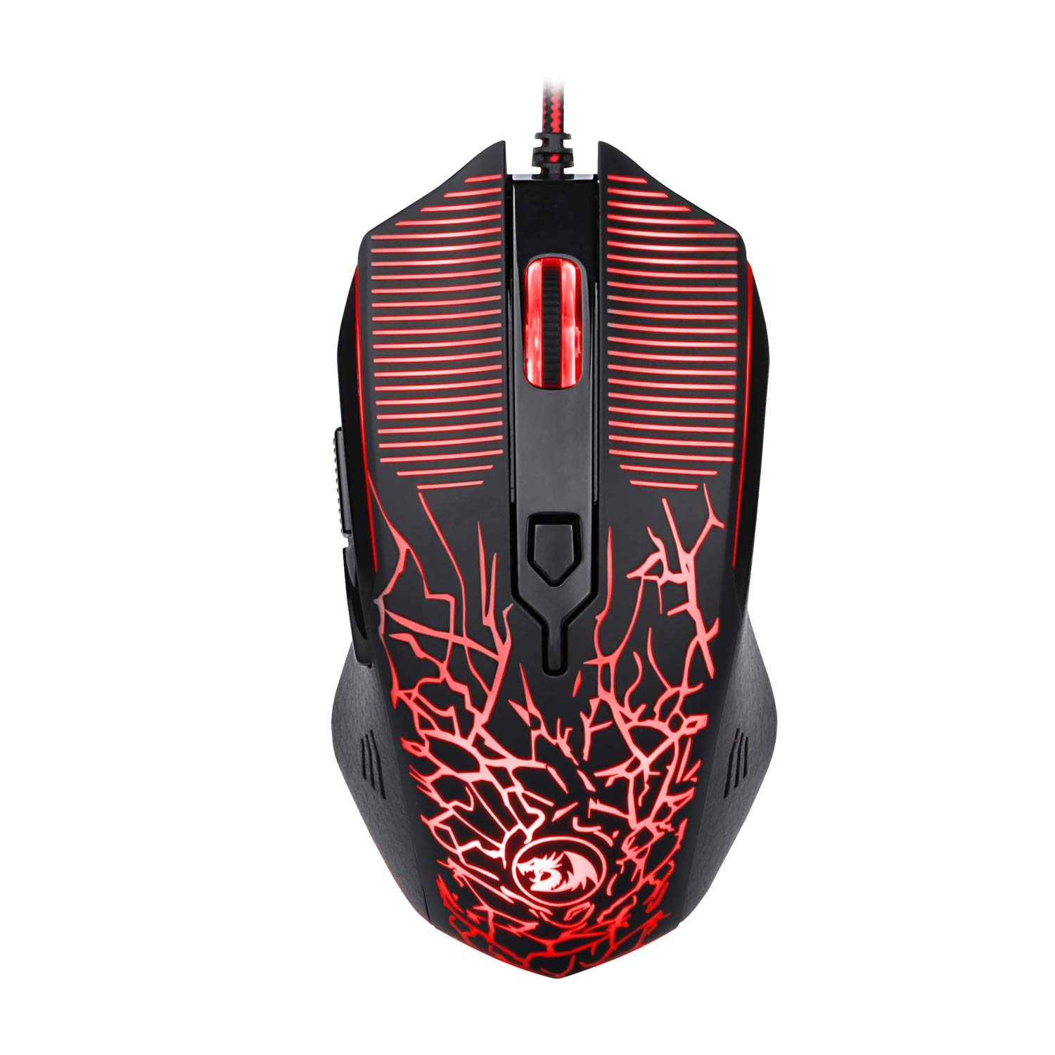  Wired Gaming Mouse Ergonomic LED Back Light PC Laptop Computer Gaming Mouse 4 LED Colors 2 Side Buttons 3200 DPI User Programmable