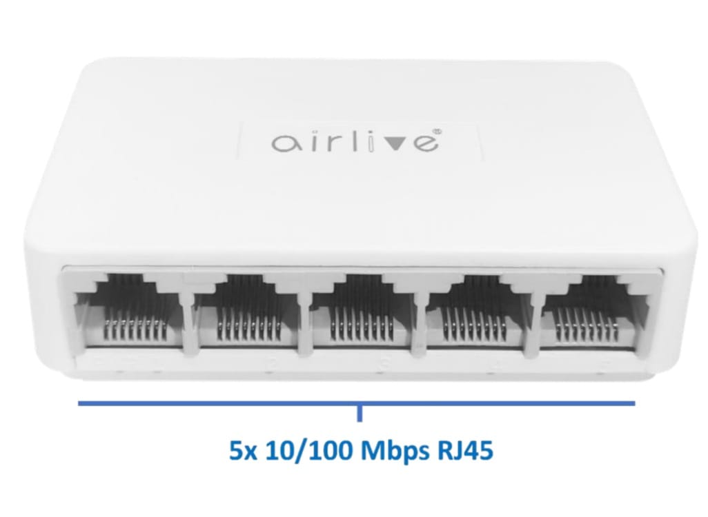 5-port SOHO Gigabit switch, Plug and Play